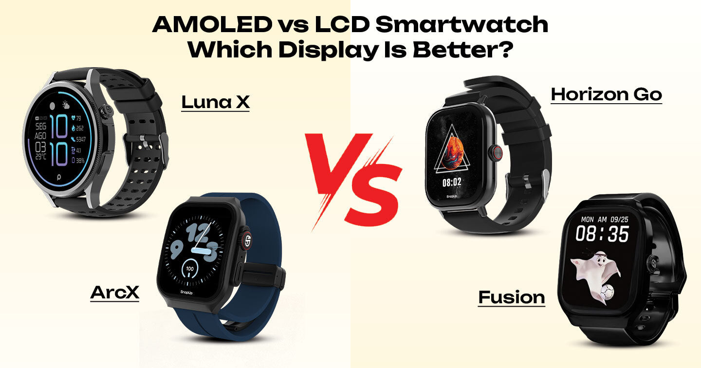 Smartwatch comparison - Amoled vs HD LCD
