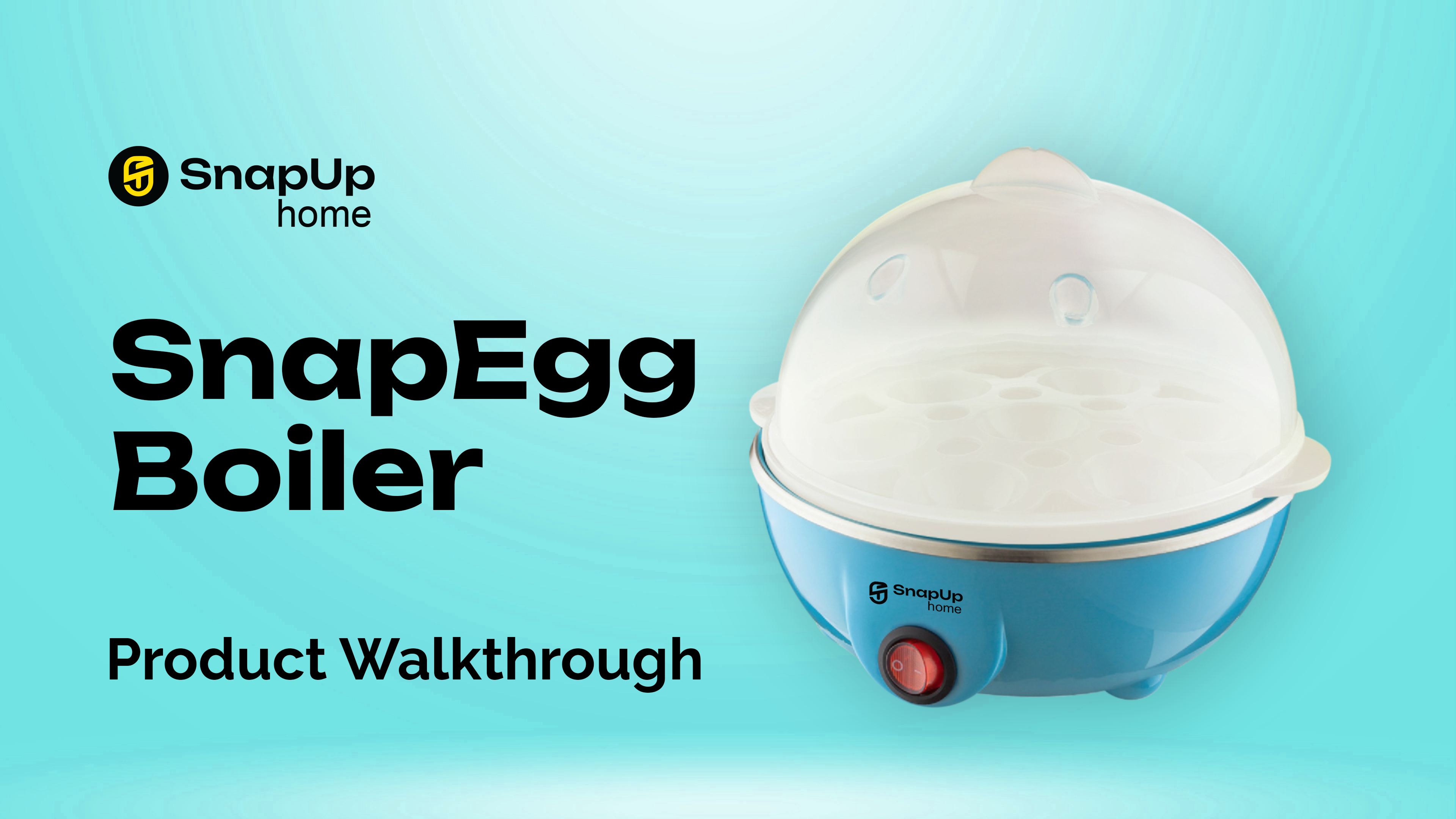Load video: SnapUp home SnapEgg Boiler