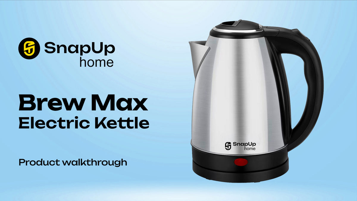 Load video: SnapUp home Brew Max Electric Kettle
