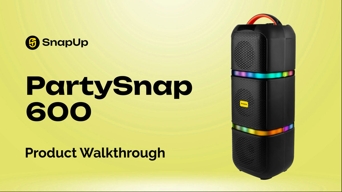 Load video: SnapUp PartySnap Tower Speaker